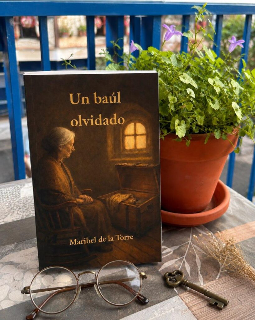 Ejemplar de la novela Un baúl olvidado